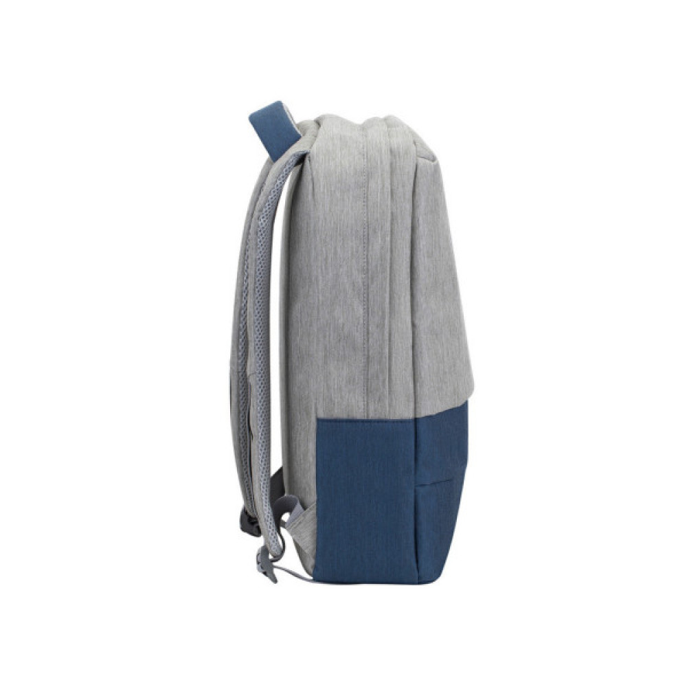 Рюкзак для ноутбука RivaCase 15.6" 7562 Anti-theft, water-repellent, Grey / Dark Blue (7562Grey/DarkBlue)