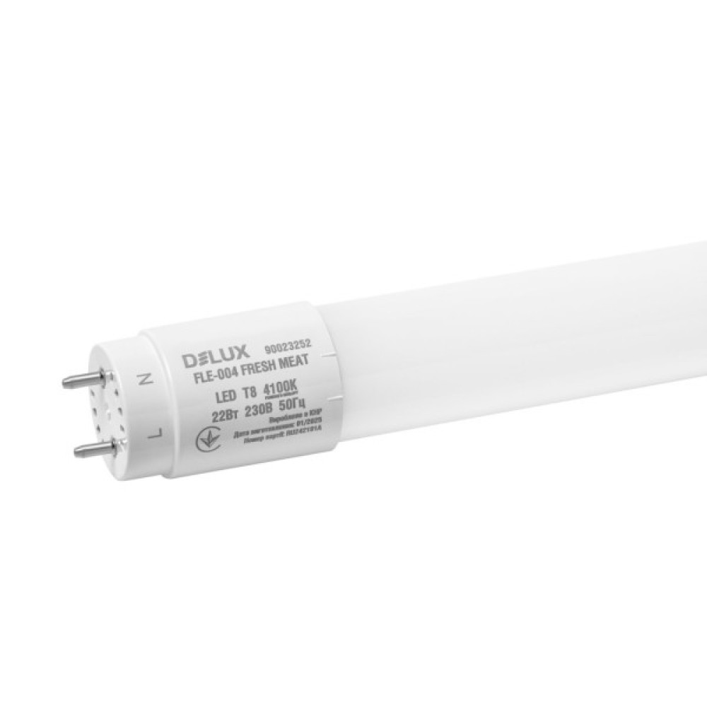 Лампочка Delux Fresh Meat FLE-004 22 Вт 1.5m_T8 230В G13 EM (90023252)
