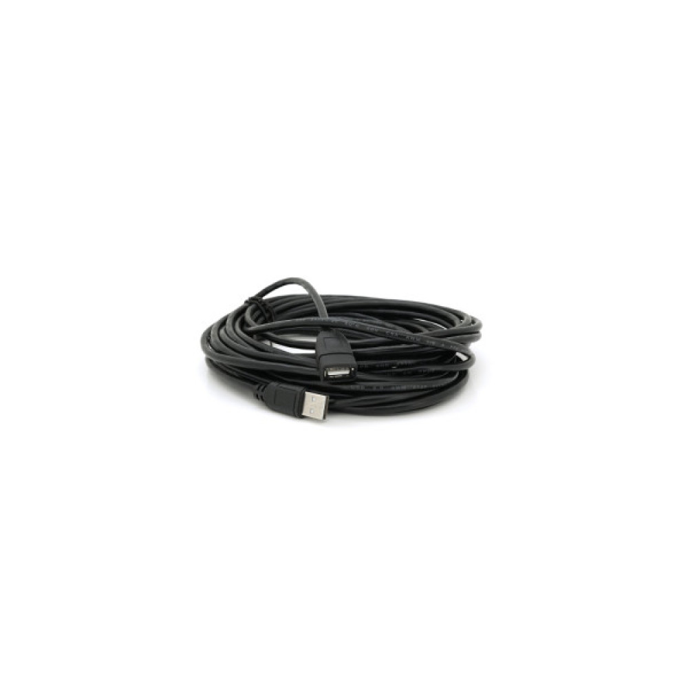 Дата кабель USB 2.0 AM/AF 10.0m ferrite black Voltronic (YT-AM/AF-10BL)