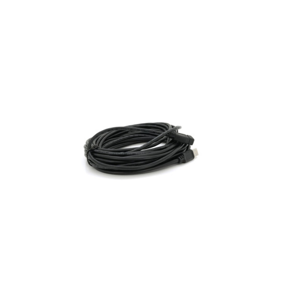 Дата кабель USB 2.0 AM/AF 10.0m ferrite black Voltronic (YT-AM/AF-10BL)