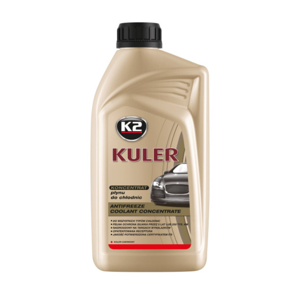 Антифриз K2 KULER KONC. 1л RED (T211C)