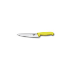 Кухонний ніж Victorinox Fibrox разделочный 19 см, желтый (5.2008.19)