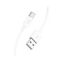 Дата кабель USB 2.0 AM to USB-C 1.0m Magic silicone X87 white HOCO (6931474783240) Дата кабель USB 2.0 AM to USB-C 1.0m Magic silicone X87 white HOCO (6931474783240)