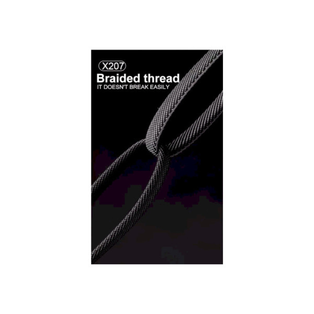 Дата кабель USB-C + USB-A to Lightning+USB-C 1.0m 65W X207 black WUW (6972573336524)
