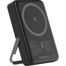 Батарея універсальна Atria 10000mAh, PD/20W, 15W Wireless MagSafe, Black (WPD-W57B)