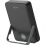 Батарея універсальна Atria 10000mAh, PD/20W, 15W Wireless MagSafe, Black (WPD-W57B)