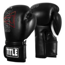 Боксерські рукавички Title Dynamic Strike Heavy Bag Gloves Black 14 oz (BSATG 14 BK)