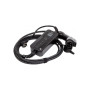 Зарядний пристрій для електромобіля HiSmart Type 1 - Schuko (220V), 16A, 3.6кВт, 1-фазное, 5м (EV200689)