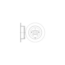 Гальмівний диск HI-Q SD1082