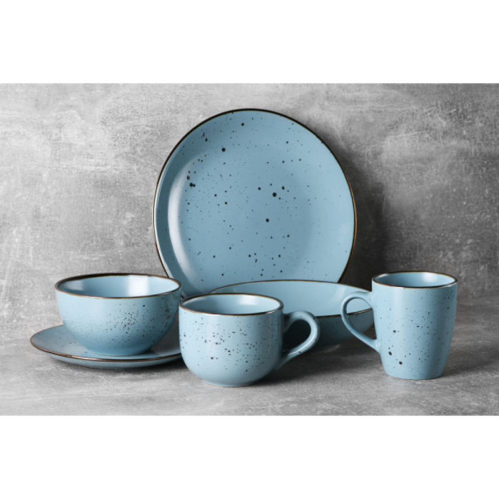 Тарілка Ardesto Bagheria Dinner 26 см Misty Blue (AR2926BGC)