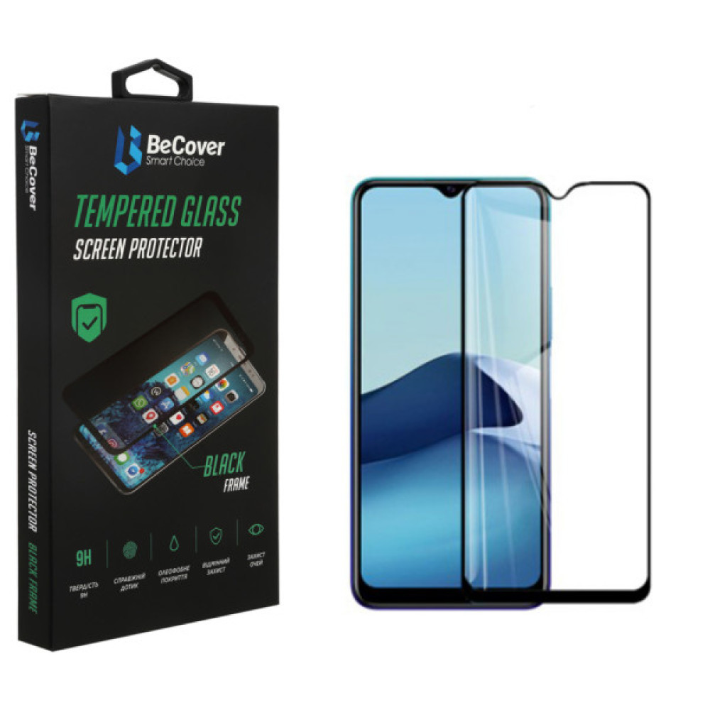 Скло захисне BeCover Vivo Y20 Black (706485) Скло захисне BeCover Vivo Y20 Black (706485)