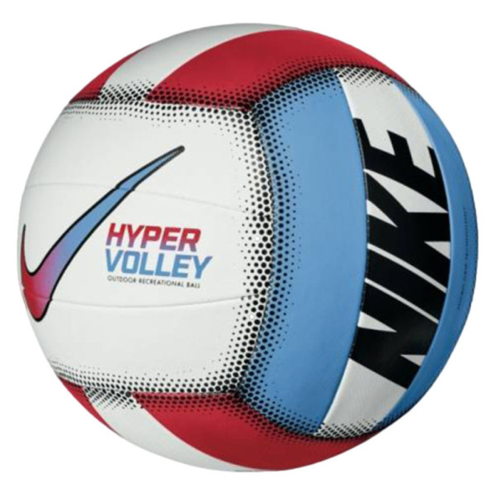 М'яч волейбольний Nike Hypervolley 18P білий, блакитний, червоний Уні 5 N.100.0701.982.05 (887791358387)