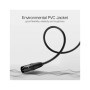Кабель мультимедійний XLR M to XLR F 5.0m AV130 black Ugreen (20712) Кабель мультимедійний XLR M to XLR F 5.0m AV130 black Ugreen (20712)