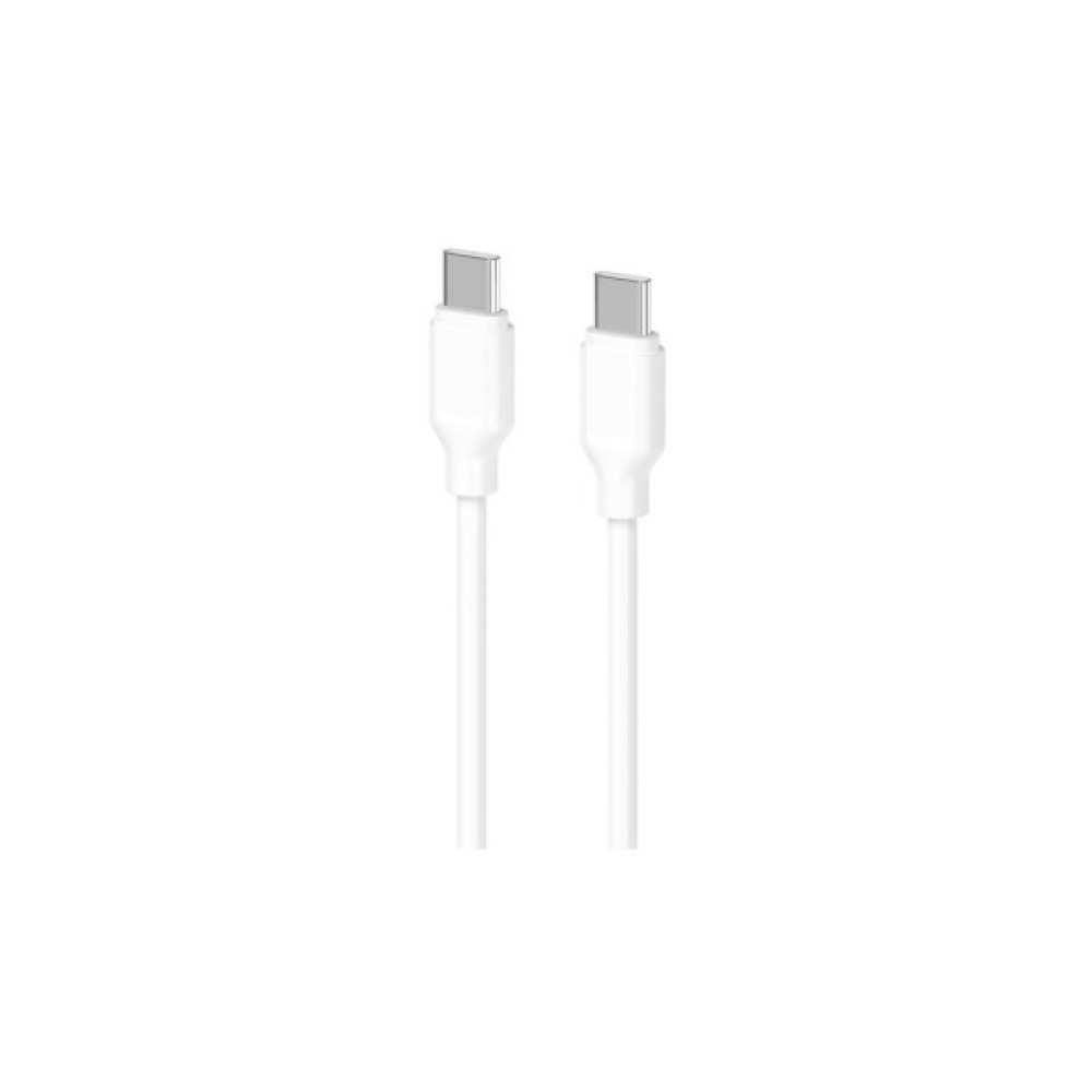 Дата кабель USB-C to USB-C 1.0m Glow 60W white 2E (2E-CCCC-WH) Дата кабель USB-C to USB-C 1.0m Glow 60W white 2E (2E-CCCC-WH)