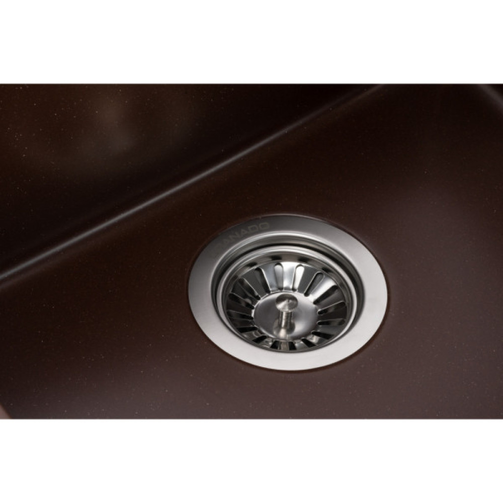 Мийка кухонна GRANADO Under top DOUBLE marron (gr3406)