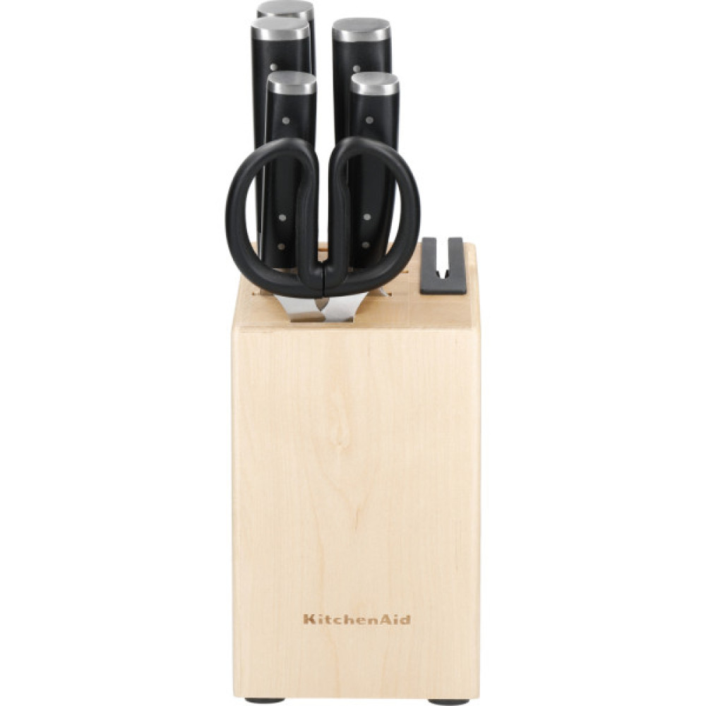 Набір ножів KitchenAid Coreline, з підставкою 5 предметів (KO5PSTSNOBG)