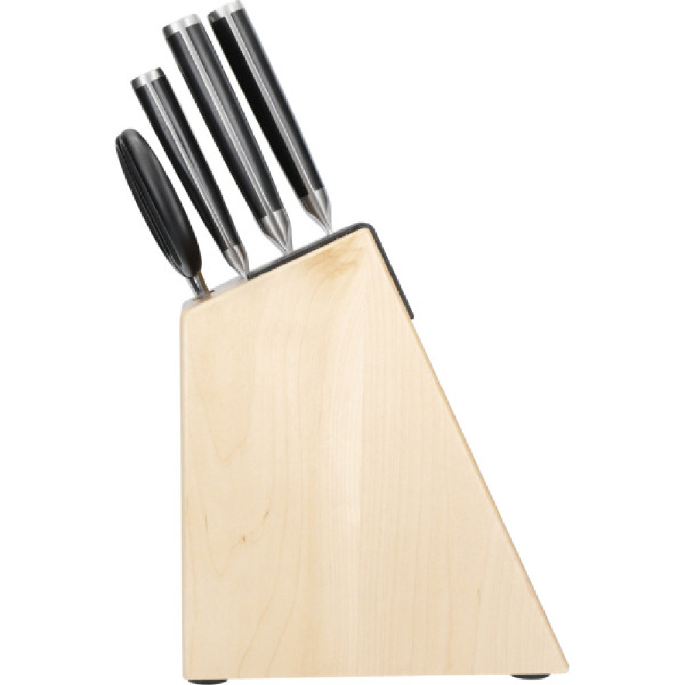 Набір ножів KitchenAid Coreline, з підставкою 5 предметів (KO5PSTSNOBG)