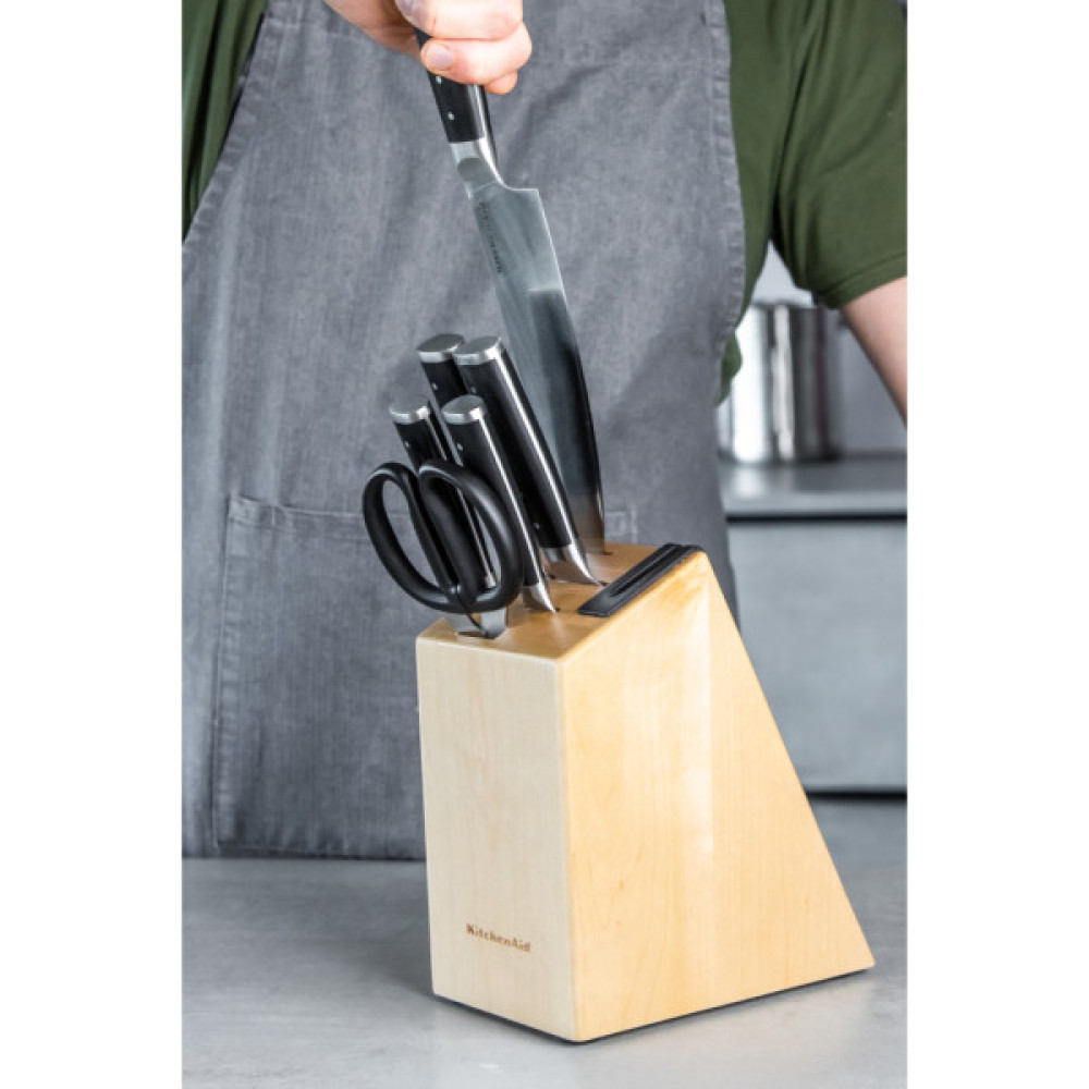 Набір ножів KitchenAid Coreline, з підставкою 5 предметів (KO5PSTSNOBG)