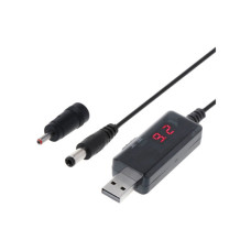 Кабель живлення USB to DC 3.5x1.35mm + 5.5x2.1mm 9V-12V Dynamode (KWS-912V)