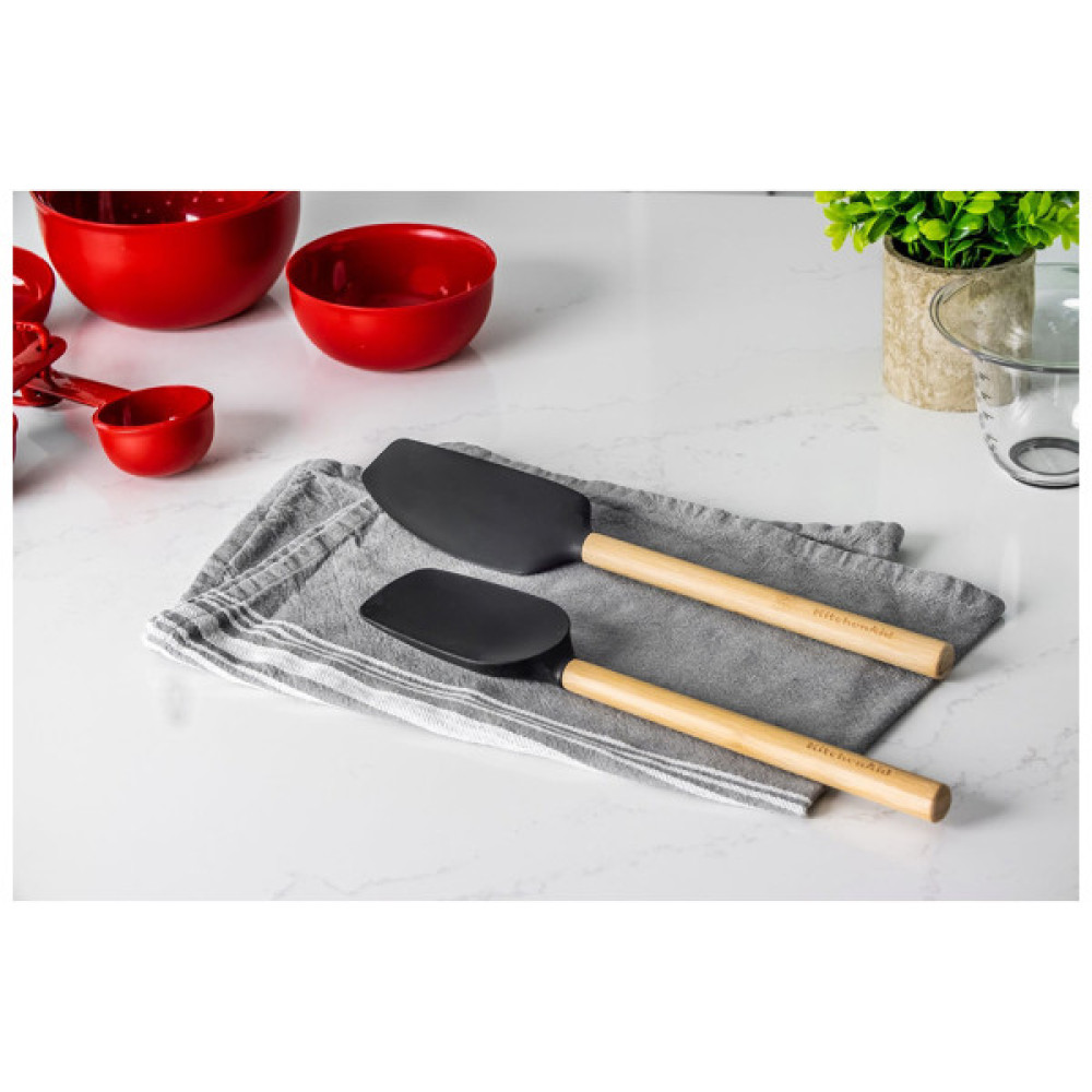 Лопатка кухонна KitchenAid Classic для тіста 33,6 см чорний (KQG637OHOBE)