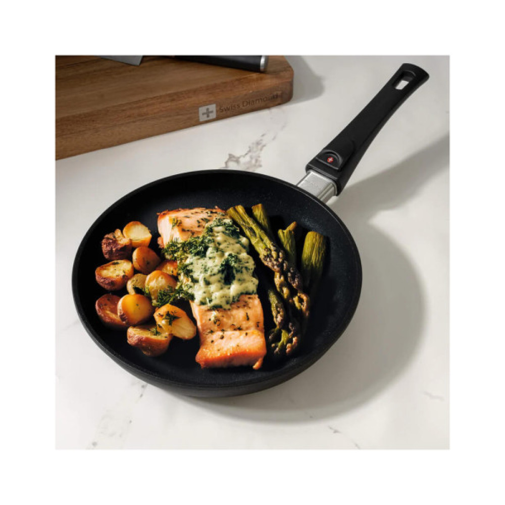 Сковорода Swiss Diamond XD Induction з кришкою 28 см (XD6428ic)