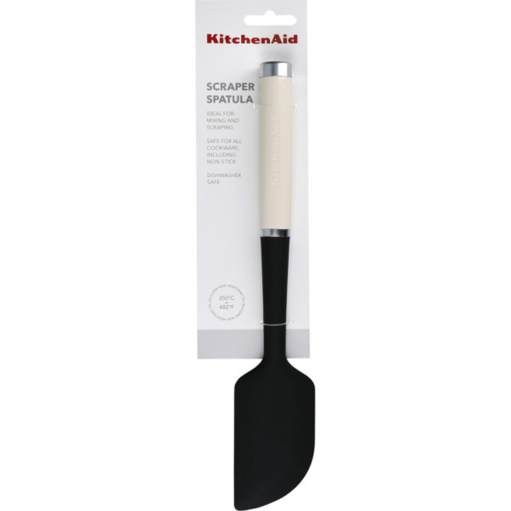 Лопатка кухонна KitchenAid Coreline для тіста, 30 см, кремовий (KAG031OHACE)