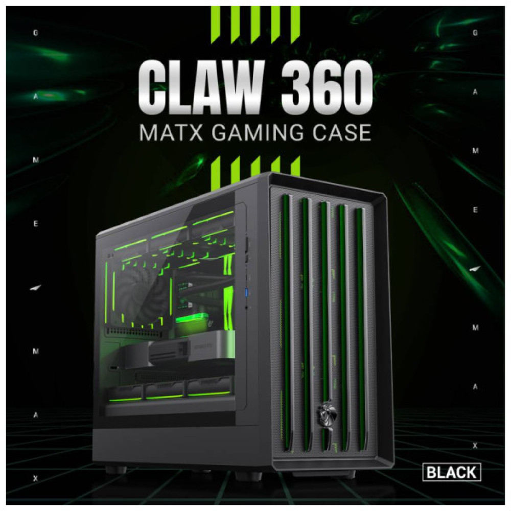 Корпус для ПК Gamemax Claw 360 BK