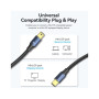 Кабель мультимедійний miniDisplayPort M to Mini DisplayPort M 2.0m V1.4 8K60Hz blue Vention (HCGLH)