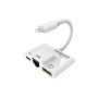 Адаптер Lightning to RJ45 Ethernet + USB 3.0 OTG + Lightning Promate (gigalink-i.white) Адаптер Lightning to RJ45 Ethernet + USB 3.0 OTG + Lightning Promate (gigalink-i.white)