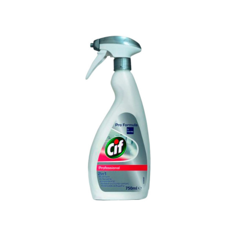Спрей для чищення ванн Cif Professional Washroom 2in1 Business Solutions 750 мл (7615400116959)