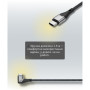 Дата кабель USB-C to USB-C 1.5m 5A 100W Quick Charge magnetic black BeCover (714555)