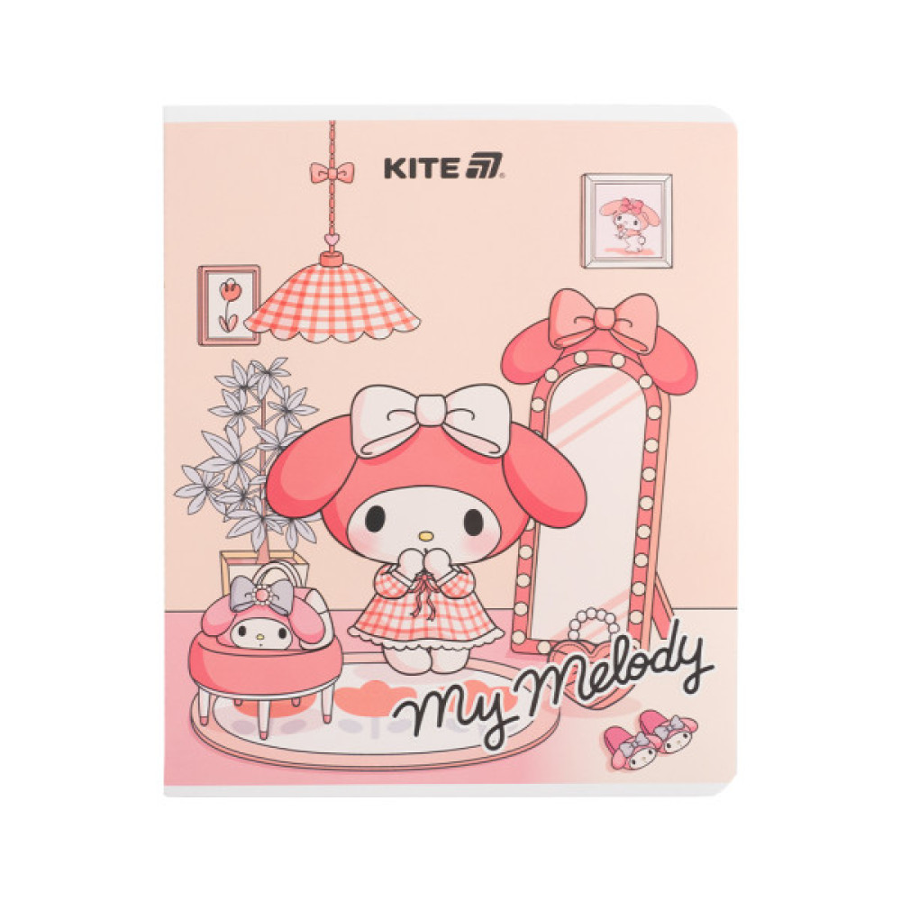 Зошит Kite Kuromi, 24 аркуші, клітинка (HK25-238)