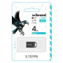 USB флеш накопичувач Wibrand 4GB Hawk Black USB 2.0 (WI2.0/HA4M1B) USB флеш накопичувач Wibrand 4GB Hawk Black USB 2.0 (WI2.0/HA4M1B)