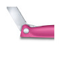 Кухонний ніж Victorinox SwissClassic Foldable Paring 11 см Serrated Pink (6.7836.F5B) Кухонний ніж Victorinox SwissClassic Foldable Paring 11 см Serrated Pink (6.7836.F5B)