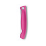 Кухонний ніж Victorinox SwissClassic Foldable Paring 11 см Serrated Pink (6.7836.F5B) Кухонний ніж Victorinox SwissClassic Foldable Paring 11 см Serrated Pink (6.7836.F5B)