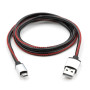 Дата кабель USB 2.0 AM to Micro 5P 1m pu leather black Vinga (VCPDCMLS1BK) Дата кабель USB 2.0 AM to Micro 5P 1m pu leather black Vinga (VCPDCMLS1BK)