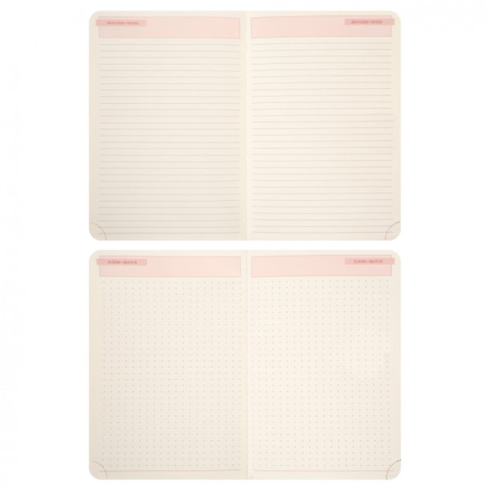 Тижневик Leo planner А5 датований 2026 "Binario", м'який, темно-синій, 368 сторінок (252639)