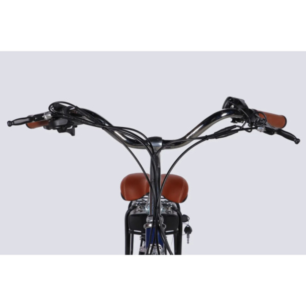 Електровелосипед Dorozhnik 26" eRUBY DD FR рама-17" 36B 13А*г 500Вт 2026 темно-синій (ELB-D-26-299)