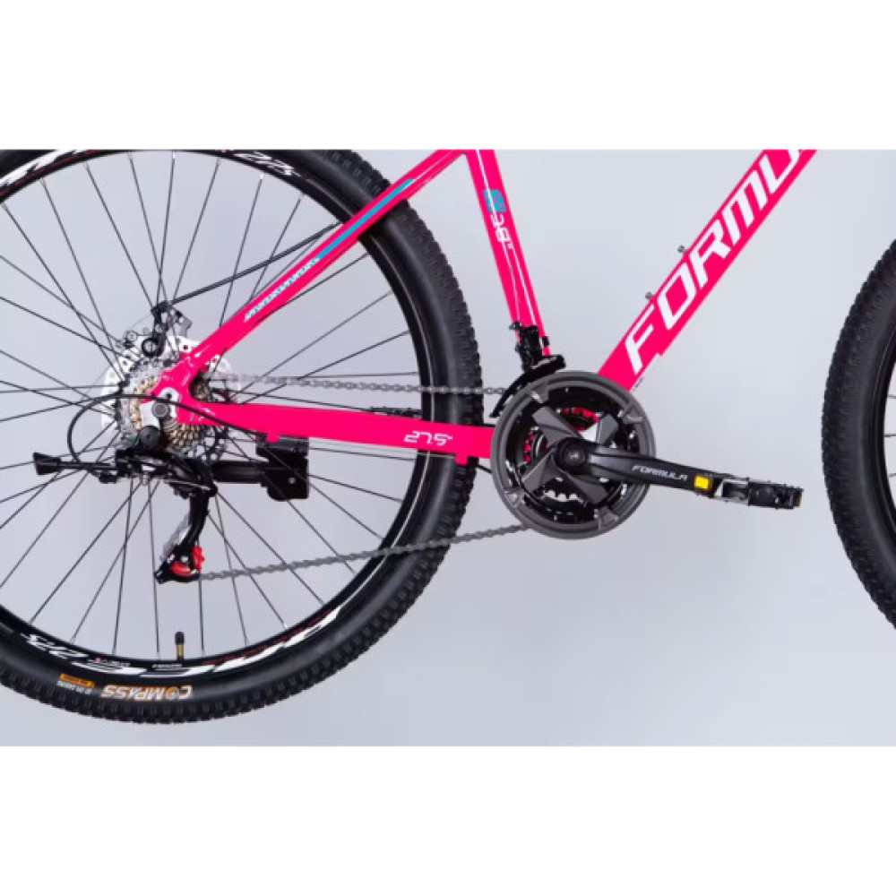 Велосипед Formula 27.5" MOTION DD рама-18" AL 2026 рожевий з білим (OPS-FR-27.5-304)