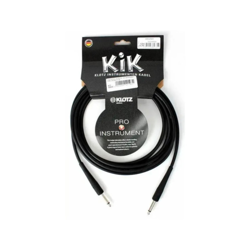Інструментальний кабель Klotz KIK Instrument Cable Black 4.5 m (228222)