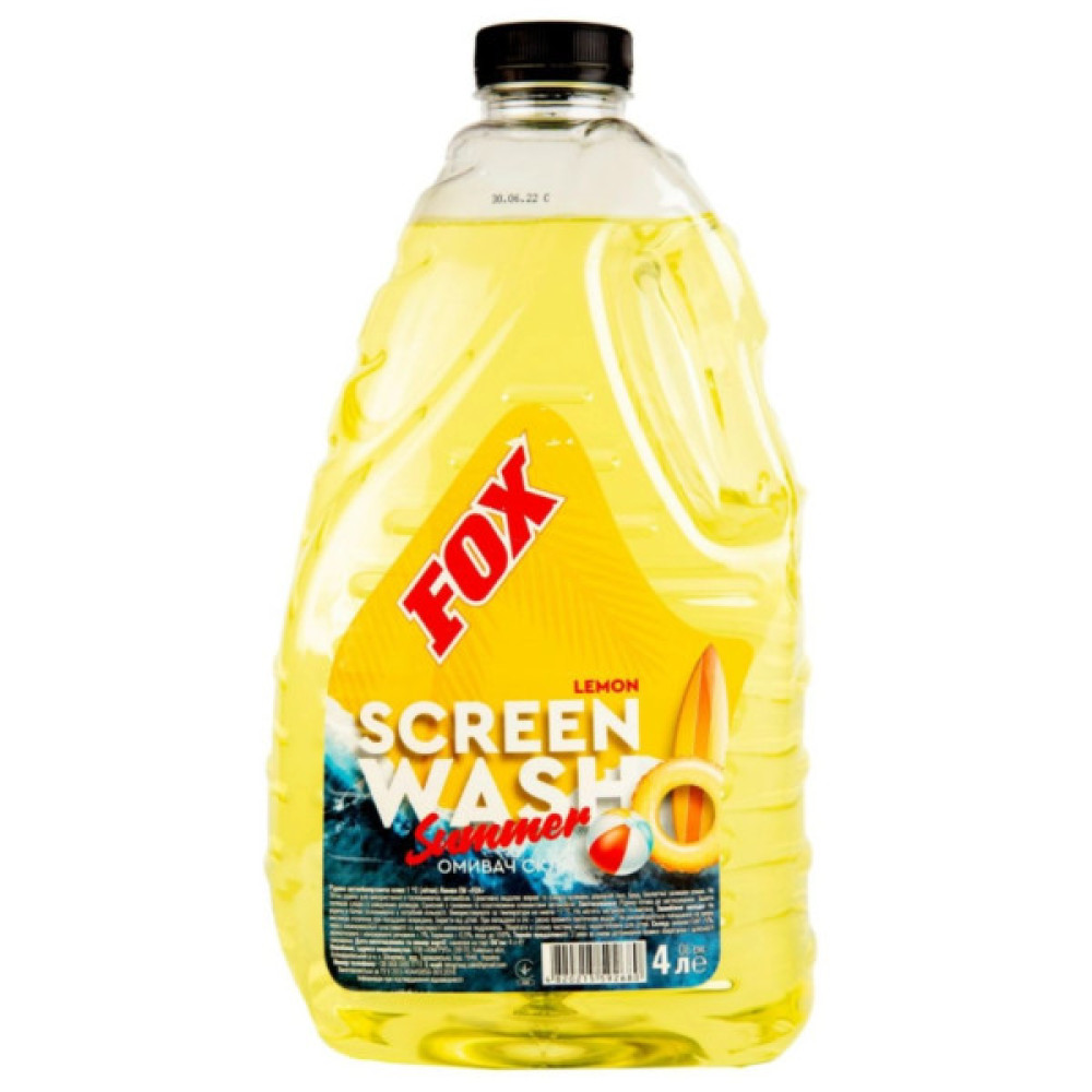 Омивач автомобільний Fox Лимон 4л