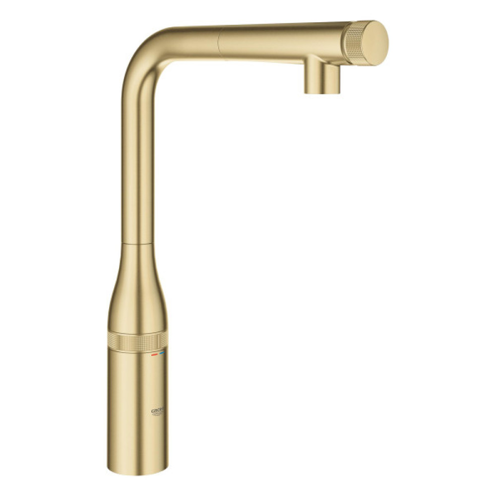 Змішувач для кухні Grohe Essence Smart Control, довж.виливу - 199мм, поворотний/витяжний, вентиль/кнопка, матовий прохолодний схід сонця