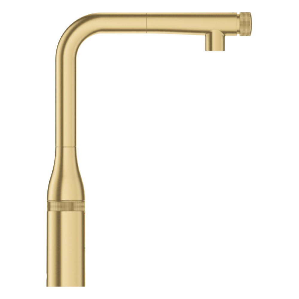 Змішувач для кухні Grohe Essence Smart Control, довж.виливу - 199мм, поворотний/витяжний, вентиль/кнопка, матовий прохолодний схід сонця
