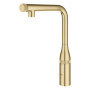 Змішувач для кухні Grohe Essence Smart Control, довж.виливу - 199мм, поворотний/витяжний, вентиль/кнопка, матовий прохолодний схід сонця