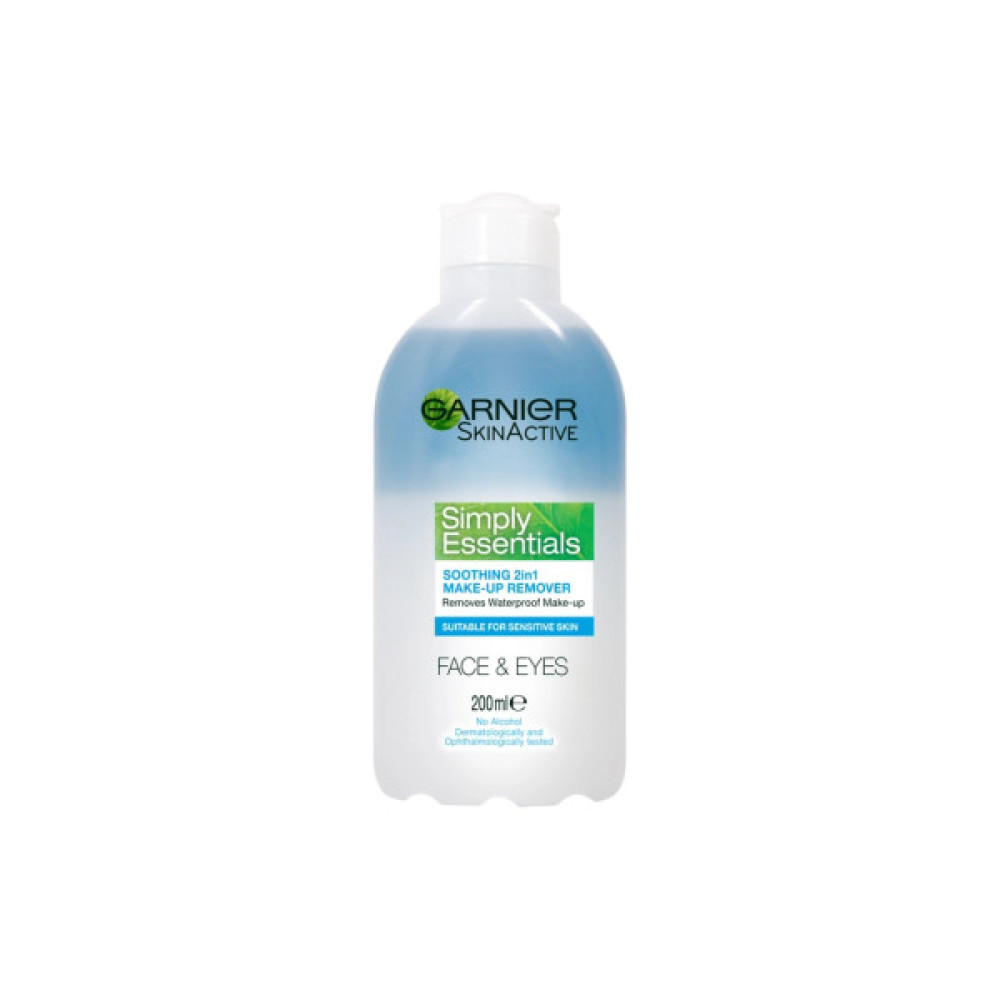 Засіб для зняття макіяжу Garnier Skin Naturals 2 в 1 Основний догляд Для чутливої шкіри 200 мл (3600540694133)