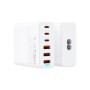 Зарядний пристрій XO L133 3xUSB-A + 3xUSB-C 75W White (L133.white) Зарядний пристрій XO L133 3xUSB-A + 3xUSB-C 75W White (L133.white)