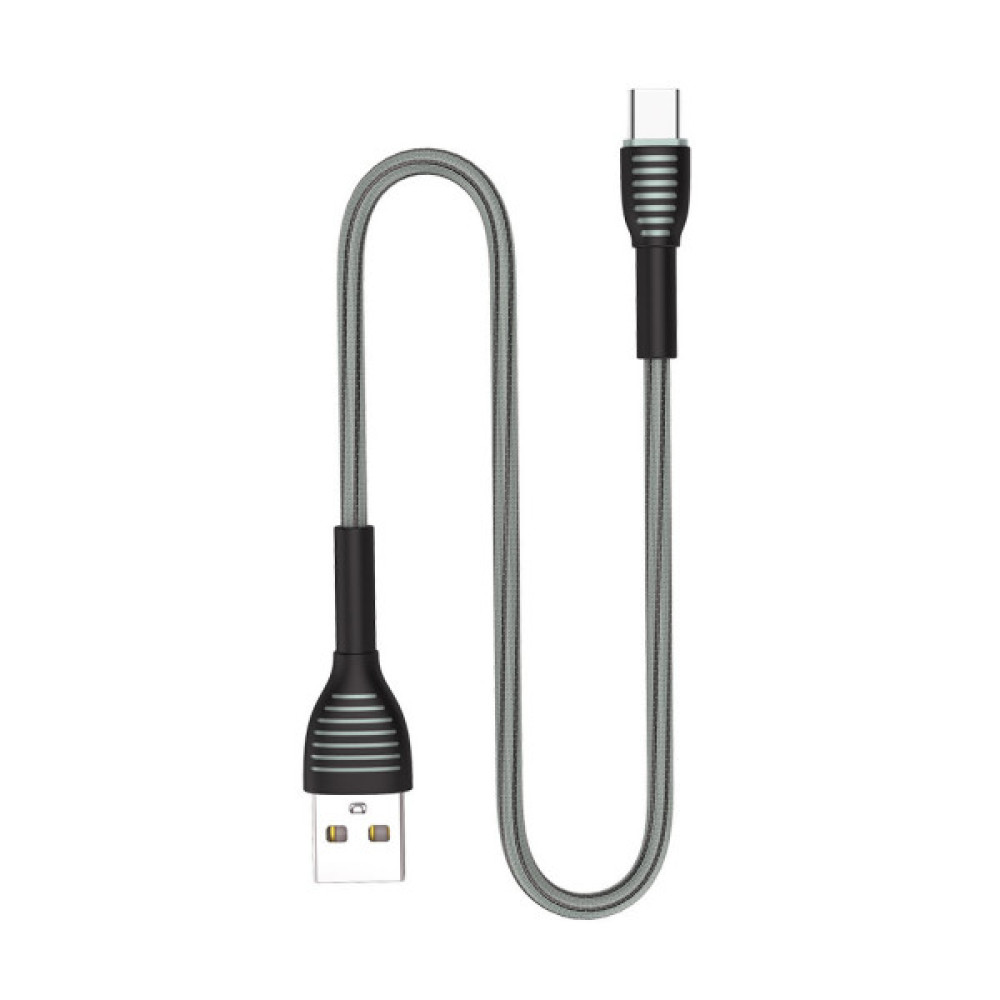 Дата кабель USB 2.0 AM to USB-C 1.0m ColorWay (CW-CBUC041-GR)