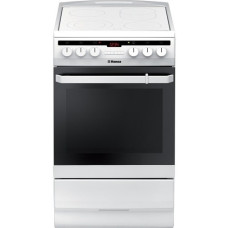 Плита Hansa електрична склокерамічна, 65л, 50x60см, дисплей, конвекція, білий