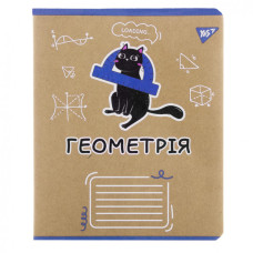 Зошит Yes предметний ГЕОМЕТРІЯ Black cat 48 аркушів, клітинка (767458)