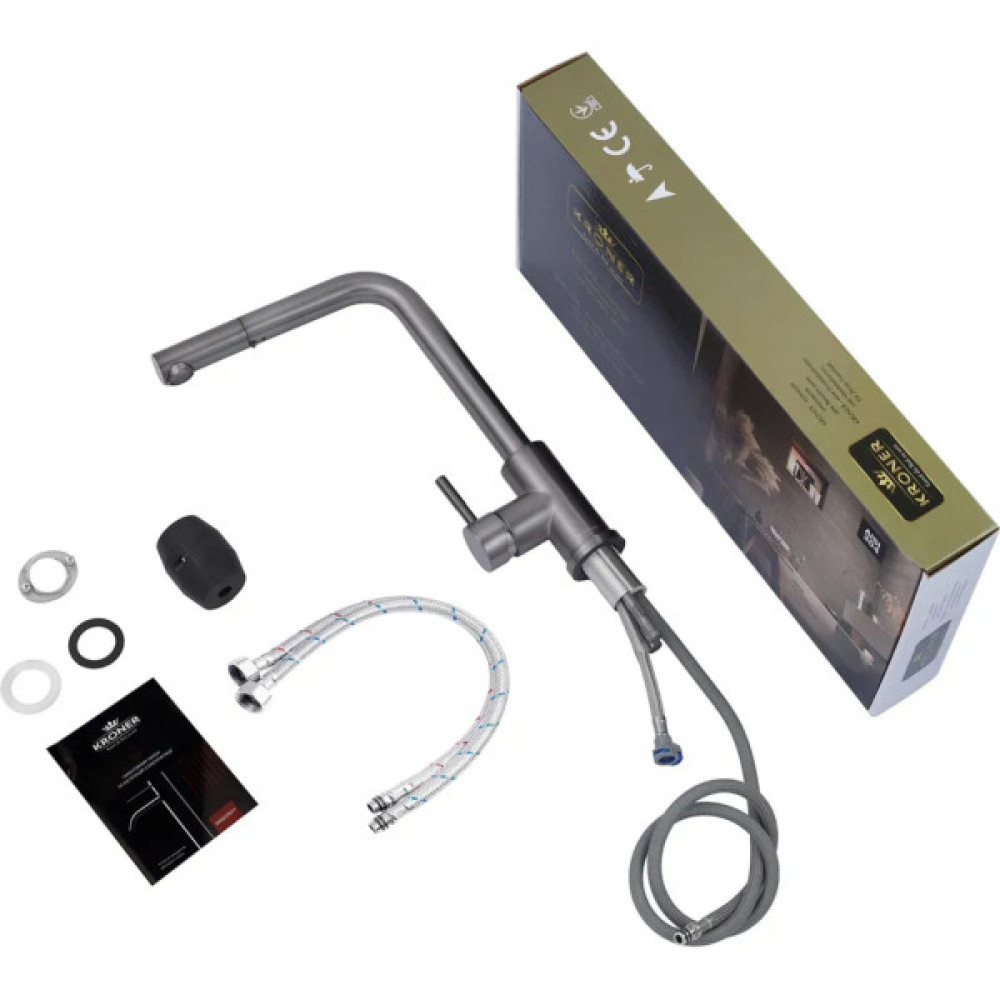 Змішувач Kroner Klassisch-PVD03918V (CV032285)